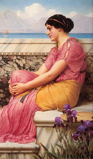 John William Godward Absence Makes the Heart Grow Fonder France oil painting art